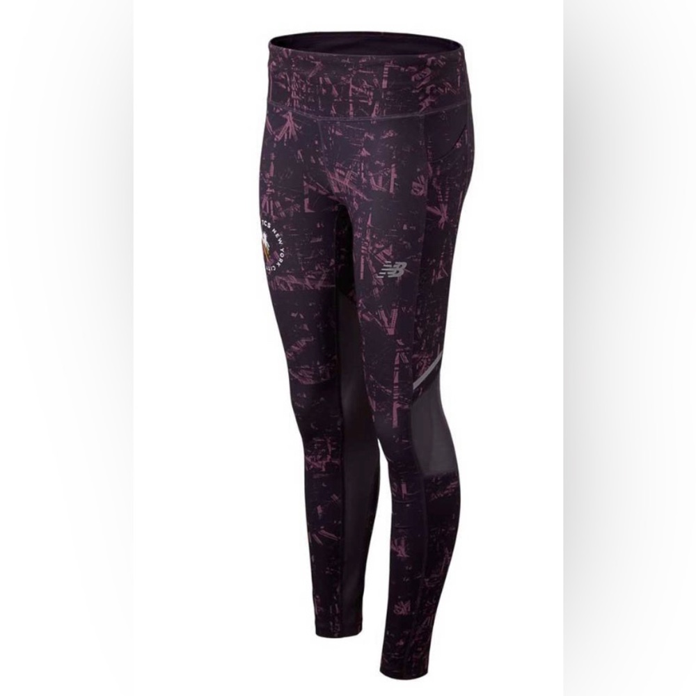 New Balance Women’s Size XS TCS NYC Marathon leggings With Impact Print
